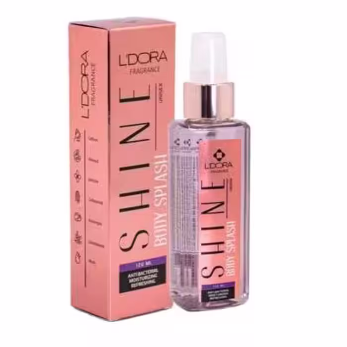 اسپری خوشبوکننده بدن مدل Shine لدورا فرگرنس 120 میلی لیتر