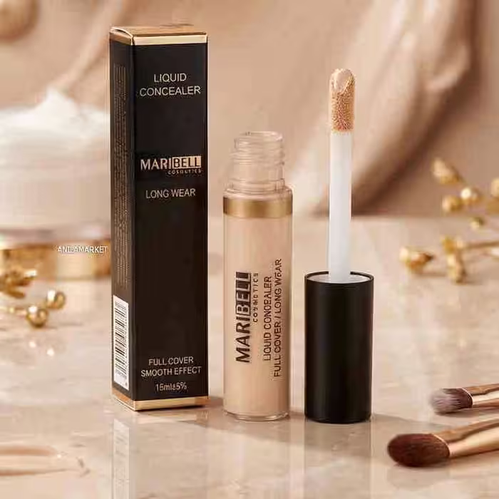 کانسیلر مایع فول کاور مری بل 15 میل                               MARIBELL LIQUID CONCEALER