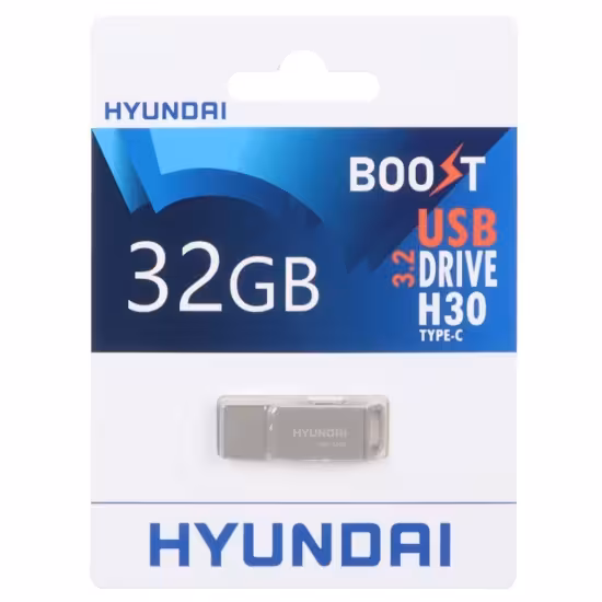 فلش مموری هیوندای مدل  Boost H30 USB 3.2 Type-C ظرفیت 32 گیگابایت
