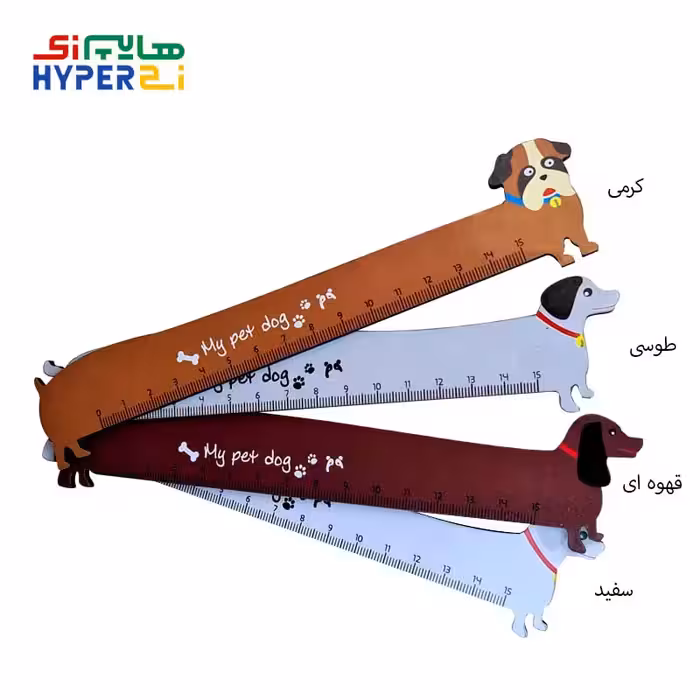 خط کش چوبی 15 سانتی سگ