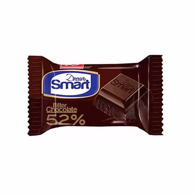 شکلات تلخ 52% دریم اسمارت شیرین عسل 9 گرمی