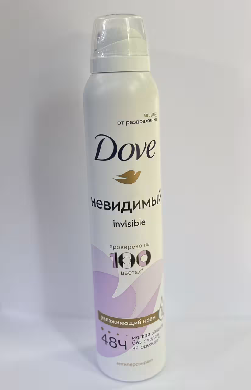 اسپری ضد تعریق زنانه داو مدل Invisible Dry ضد لک سفید و زرد 200میل