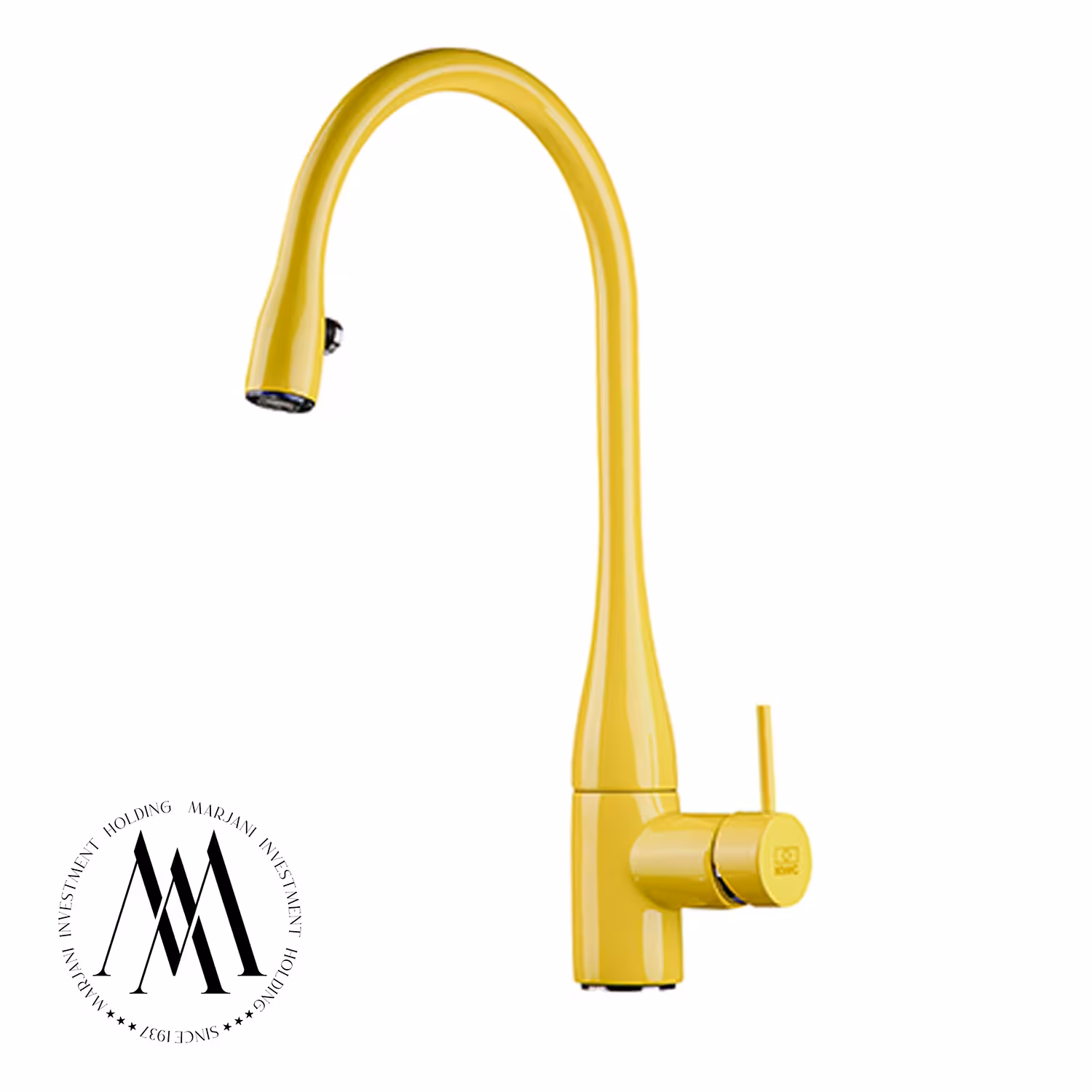 شیر ظرفشویی kwc مدل ایو پول دان (زرد)