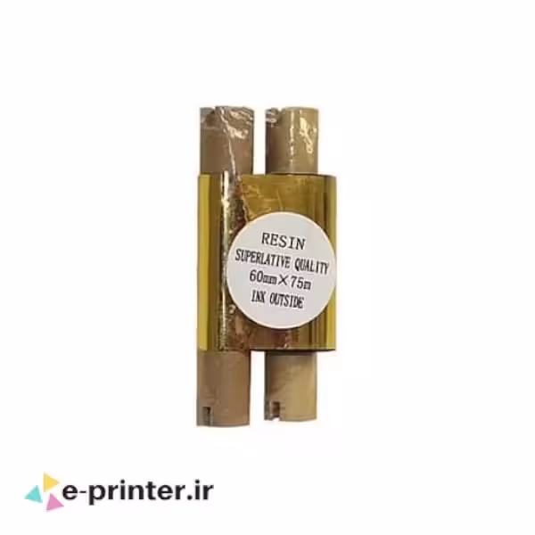 ریبون چاپ لیبل پرینتر Resin 60mm*75m