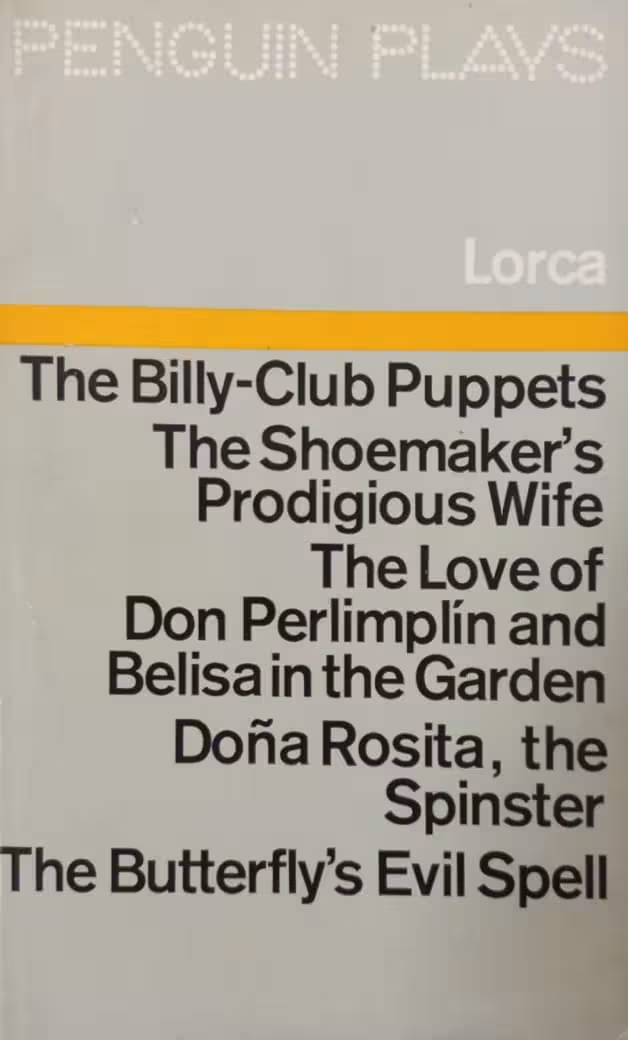 Five Plays; Comedies and Tragicomedies | Lorca