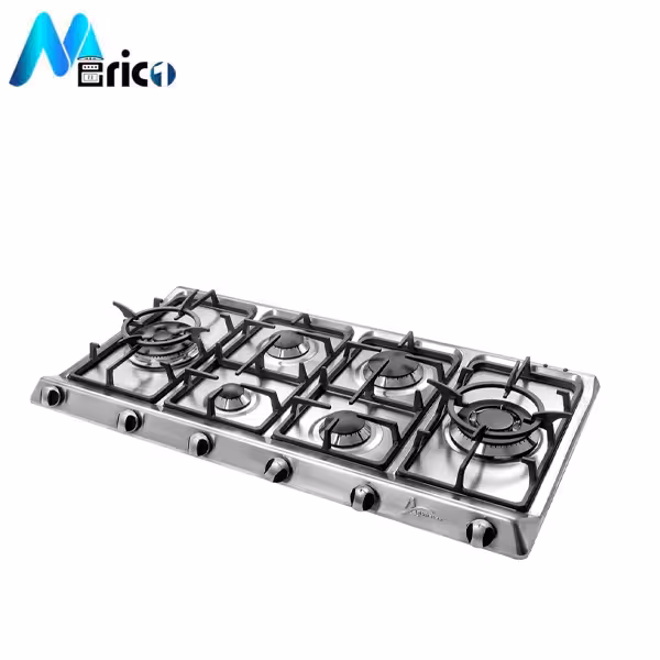 گاز رومیزی اخوان کد v2 شش شعله استیل