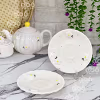 نعلبکی دالبر طرح بابونه برجسته 14 سانت