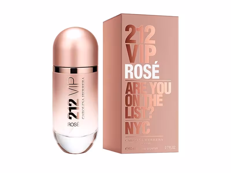 ادکلن زنانه کارولینا هررا 212 وی آی پی رز Carolina Herrera 212 VIP Rose