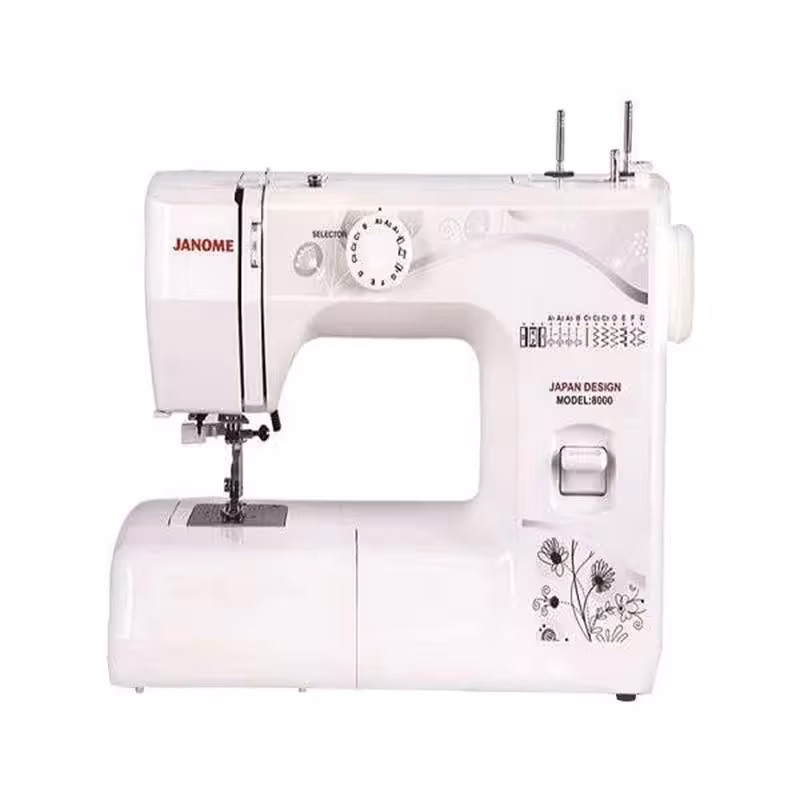 چرخ خیاطی ژانومه مدل 8000 Janome sewing machine model 8000