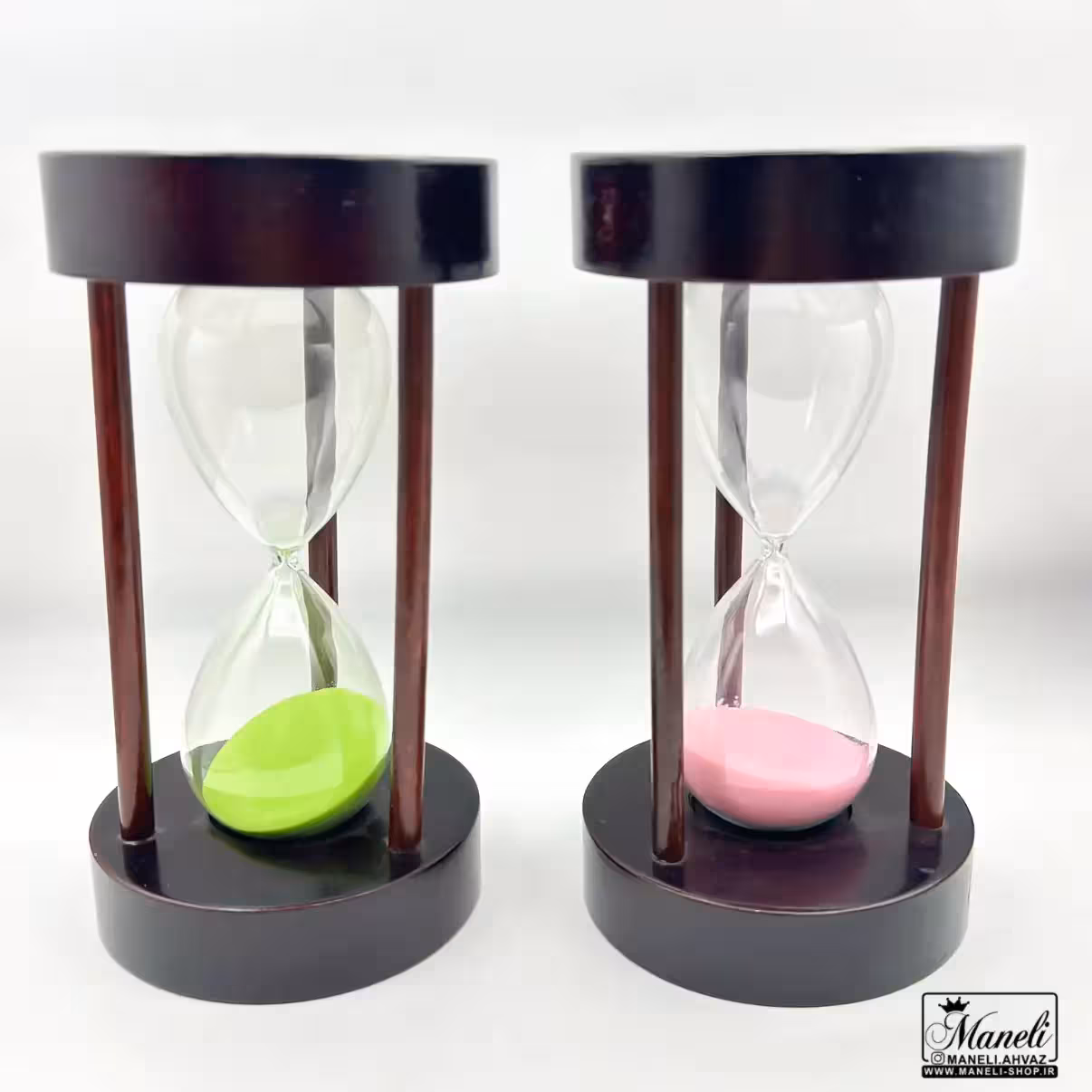 ساعت شنی بزرگ 15 دقیقه ای چوبی 140304110