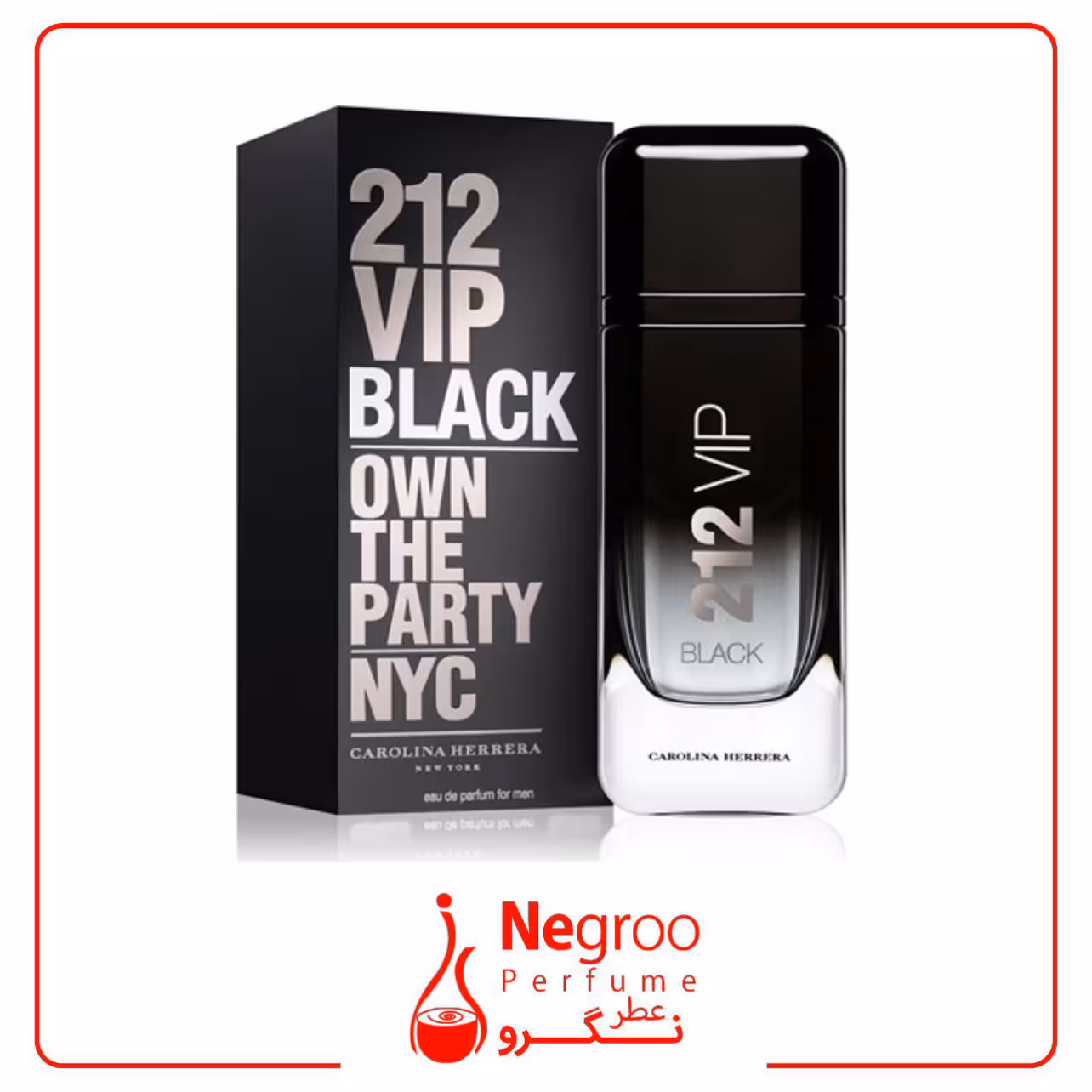 عطر ادکلن کارولینا هررا مدل Black Carolina Herrera 212 VIP