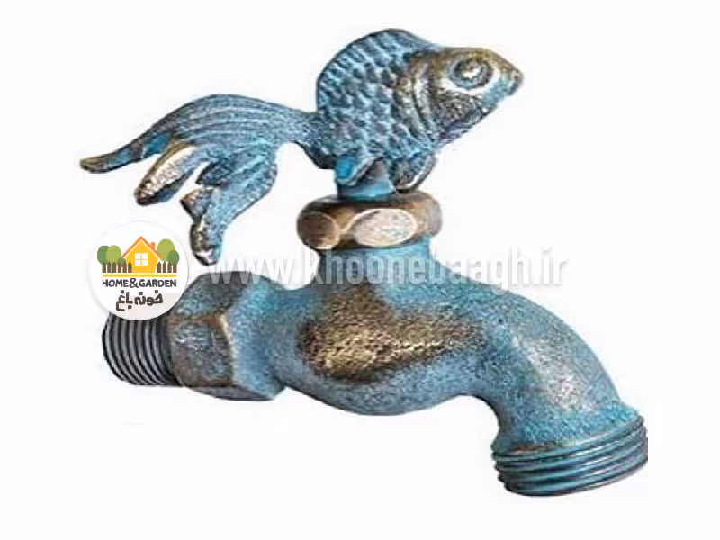 شیر آب فانتزی طرح ماهی