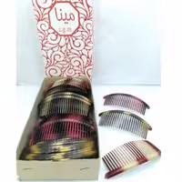 شانه زلفی دمدار خطی کوچک (72 عددی)