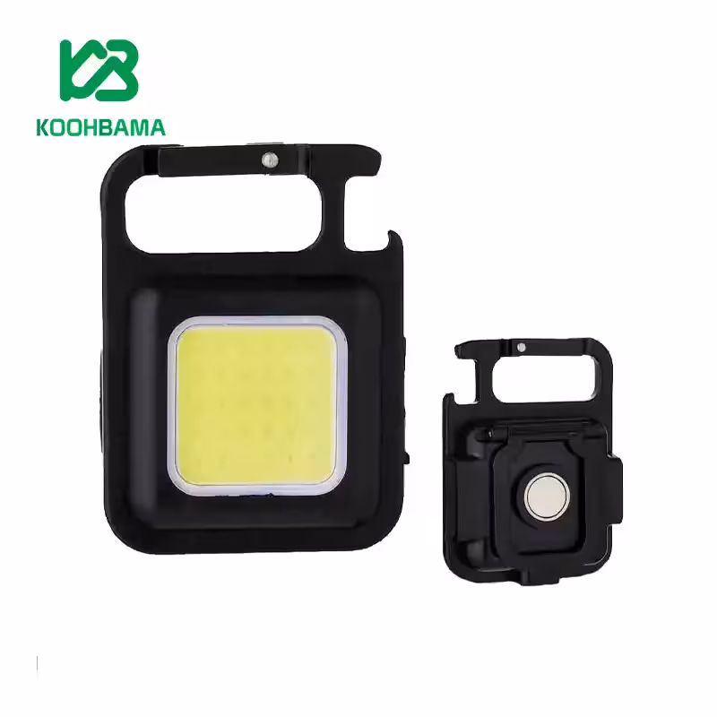 چراغ قوه جیبی Cob rechargeable Keychain