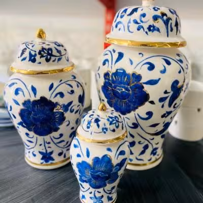 جینجر جار سرامیکی دستساز