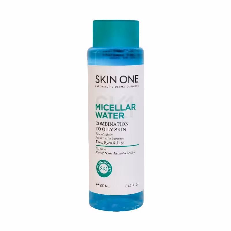 میسلار واتر مناسب پوست مختلط تا چرب اسکین وان 250 میلی لیتر | Skin One Micellar Water For Oily Skin