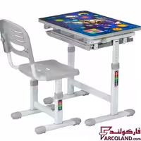 ست میز تحریر و صندلی مدل قابل تنظیم طرح فضانورد کد 11