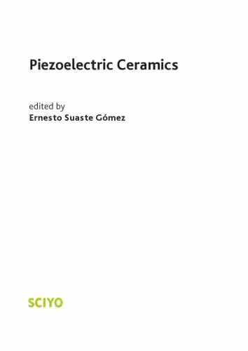 خرید و دانلود نسخه کامل کتاب Piezoelectric Ceramics