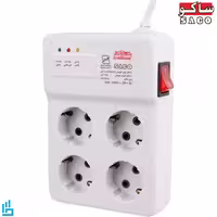 محافظ برق کامپیوتر صوتی تصویری ساکو مدل 4 خانه کلیدار ارتدار 22403