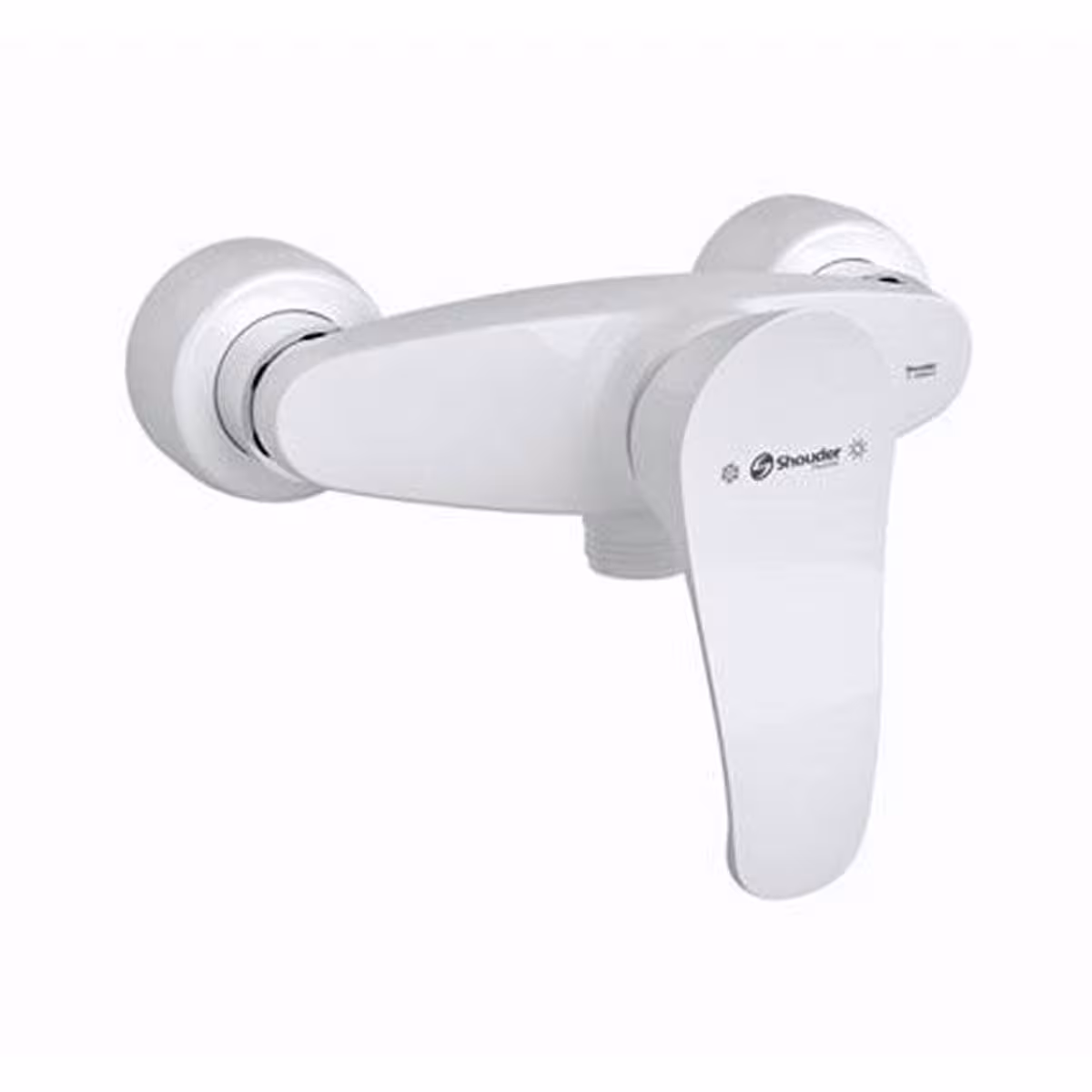 شیر توالت شودر مدل لرد سفید کروم