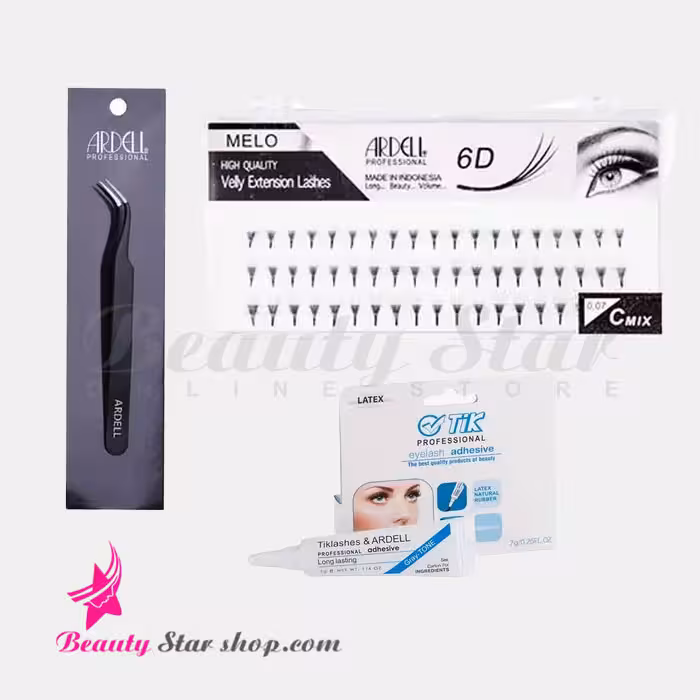 پک مژه والیوم فن سازی شده شش بعدی آردل میکس حرفه ای