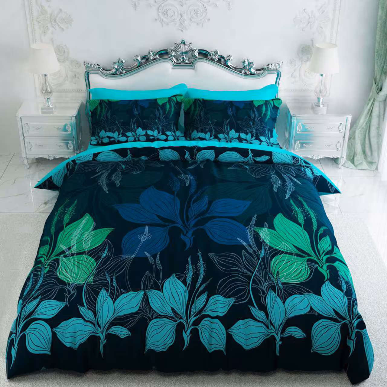 سرویس لحاف روتختی ترکسان کد D101 دو نفره 6 تکه