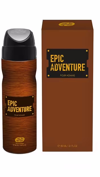 عطر جیبی مردانه عماد آرا مدل Epic Adventure حجم 30 میلی لیتر
