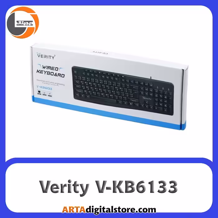 کیبورد وریتی Verity V-KB6133 Black