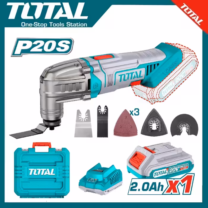 ابزار چندکاره شارژی TOTAL 20V مدل TMLI20228