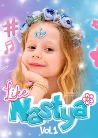 انیمیشن ناستیا آموزش زبان برای کودکان پلیر خانگی زبان انگلیسی Nastya