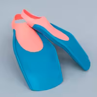 فین شنا نابایجی – دکتلون Nabaiji Long Palette – Blue / Coral Color – Tonifins 500