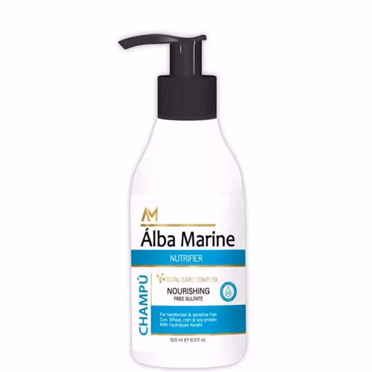 شامپو تقویت کننده فاقد سولفات مناسب موهای کراتینه آلبامارین