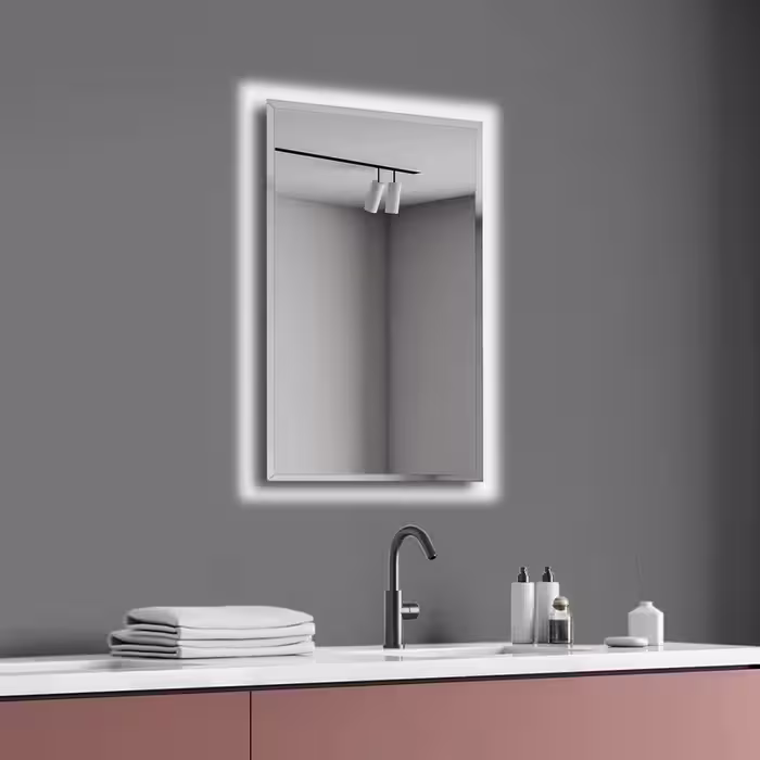 آینه بک لایت سرویس بهداشتی دلفین مدل N-T-706