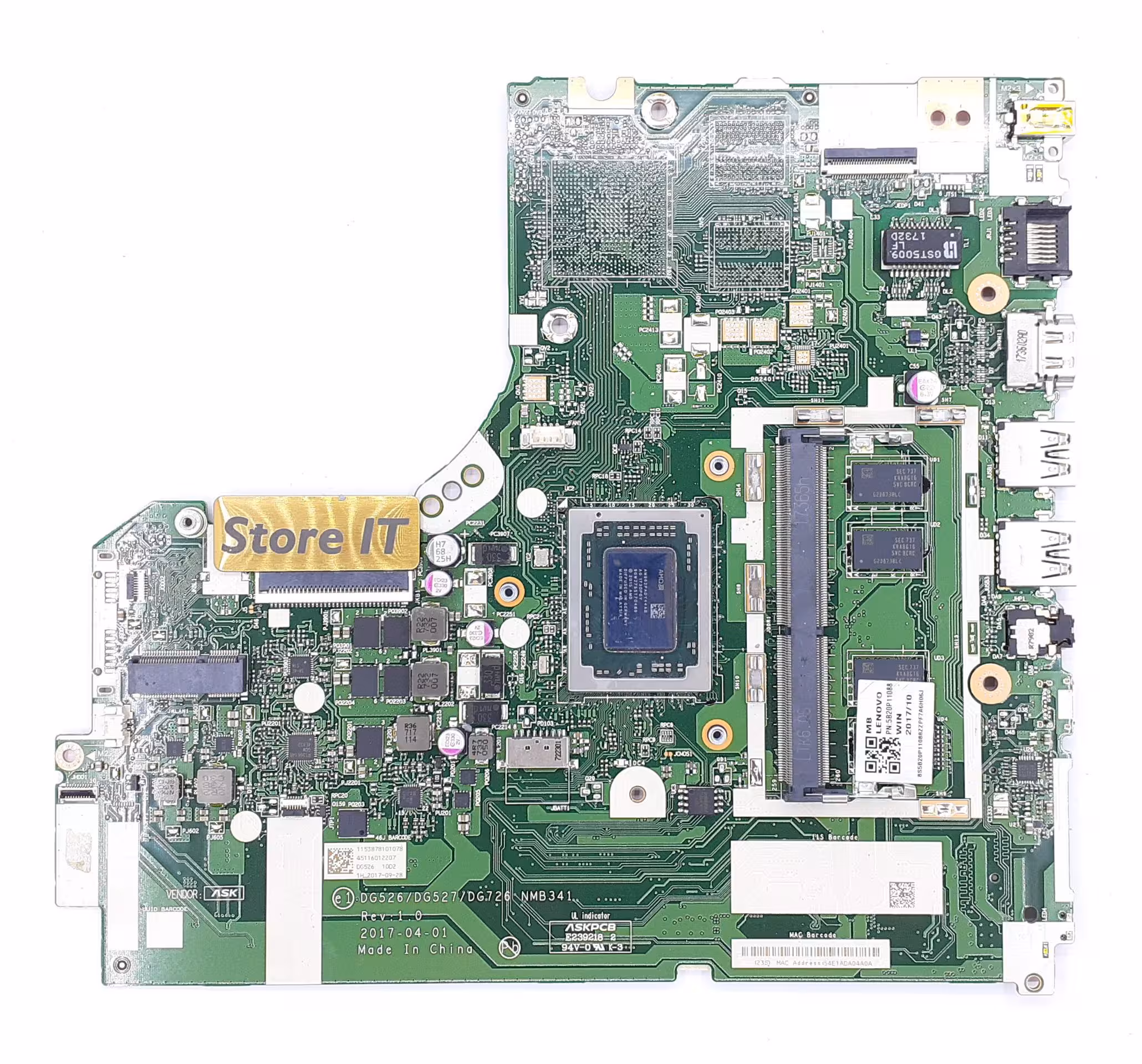 مادربرد لپ تاپ لنوو IDEAPAD 320 Nm-B341 AMD A10 بدون گرافیک با 4GB رم - فروشگاه اینترنتی استور آی تی