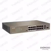 سوییچ 18 پورت تندا مدل Tenda TEF1118P-16-150W
