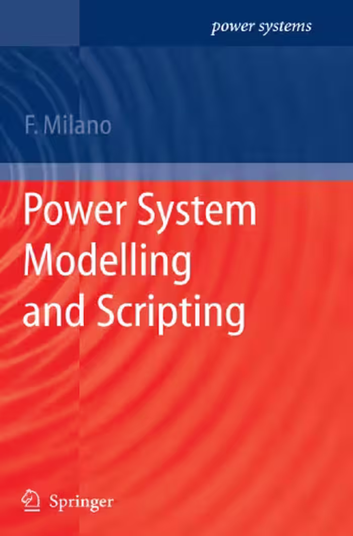 خرید و دانلود نسخه کامل کتاب Power System Modelling and Scripting