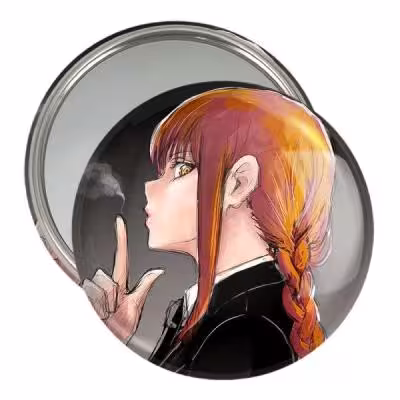 آینه جیبی خندالو مدل ماکیما انیمه مرد اره ای Chainsaw Man کد 17988