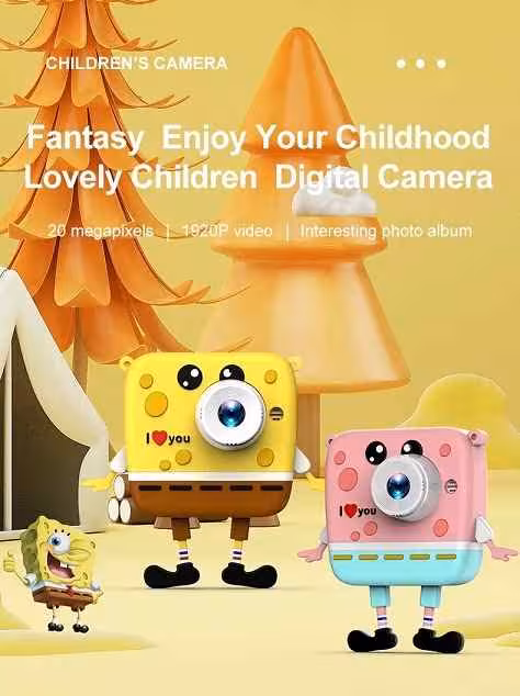 دوربین دیجیتال طرح باب اسفنجی