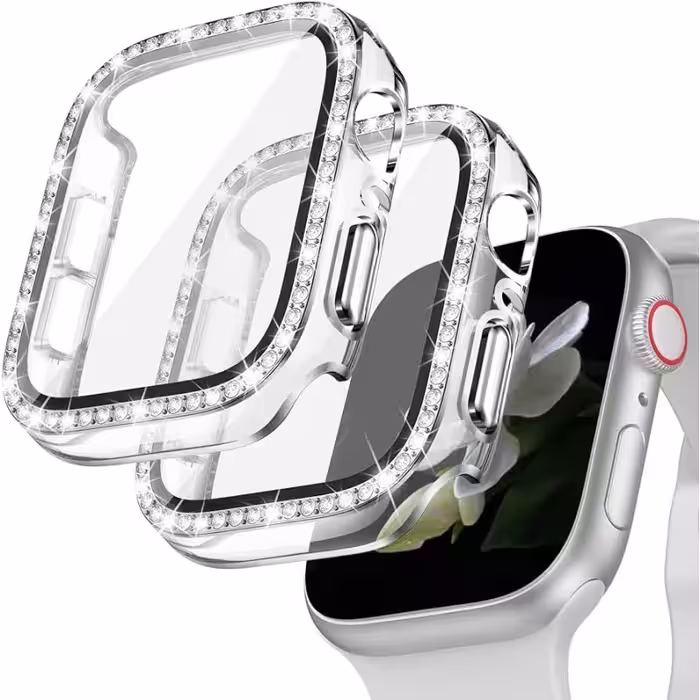گارد نگین دار اپل واچ 40MM شفاف