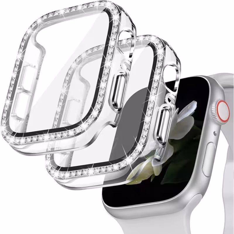 گارد نگین دار اپل واچ 40MM شفاف