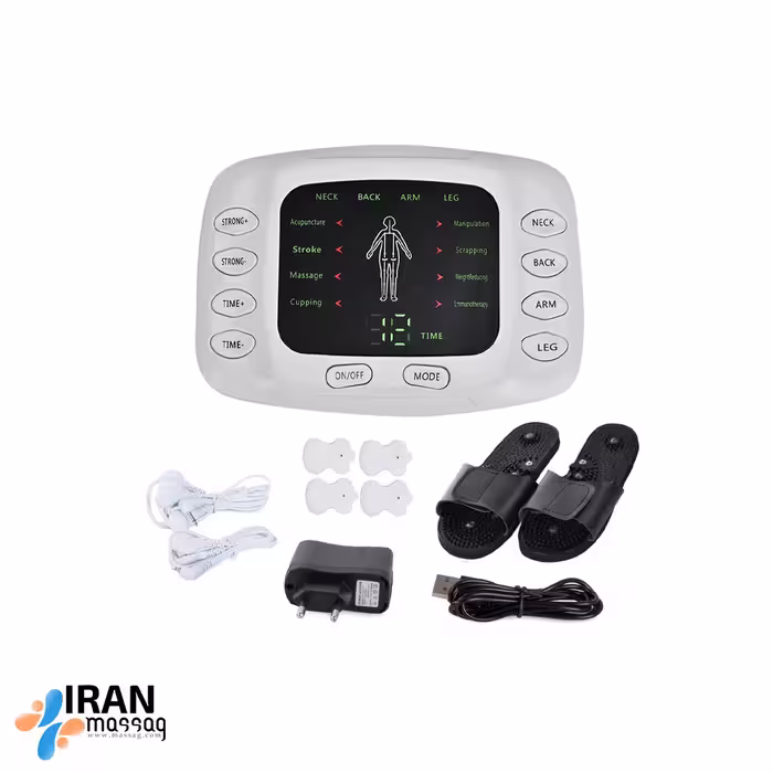 دستگاه فيزيوتراپى خانگی مدل ATK-080 | با بهره‌گیری از تحریک الکتریکی عضلات (EMS)