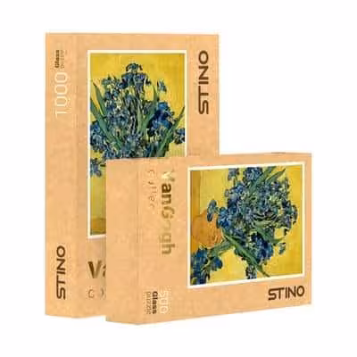 پازل شيشه اي استينو 500 تكه طرح ونگوگ (كد 12108)،(باجعبه)