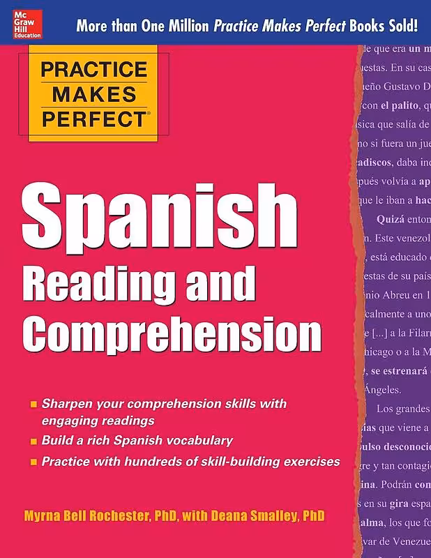 خرید کتاب ریدینگ و درک مطلب اسپانیایی Practice Makes Perfect Spanish Reading and Comprehension