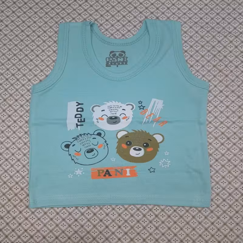 رکابی نوزادی سایز 0تا3 طرح 3خرس