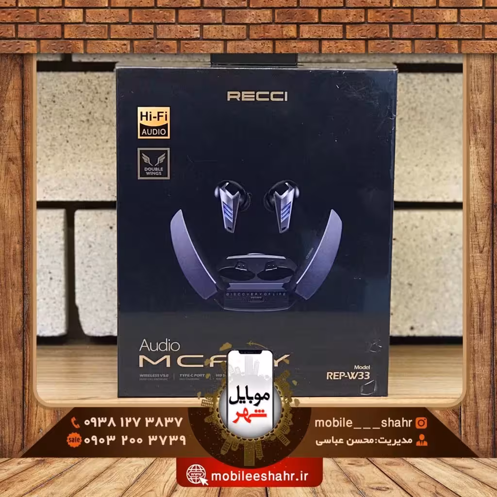 هندزفری گیمینگ رسی مدل RECCI REP-W33
