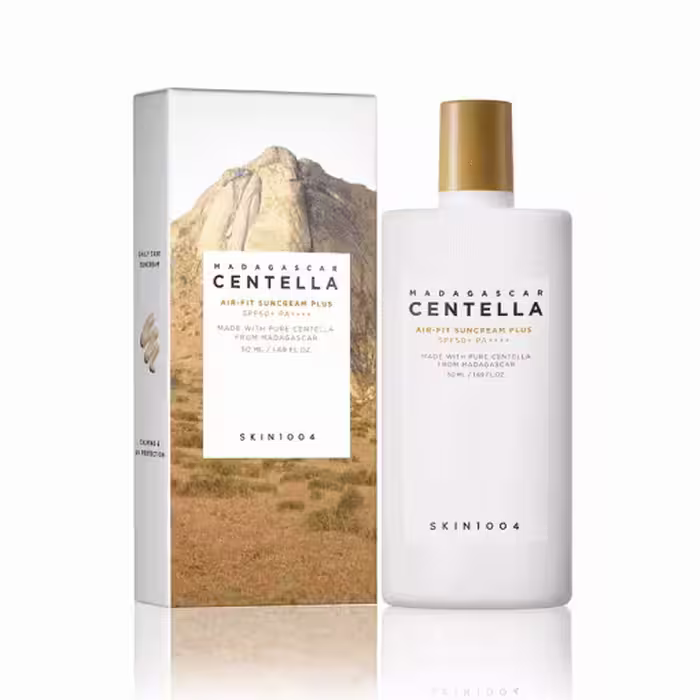 کرم ضد آفتاب سنتلا مخصوص پوستهای خشک و حساس (حجم 50 میل) Skin1004 Madagascar Centella Air-Fit Suncream Plus SPF50
