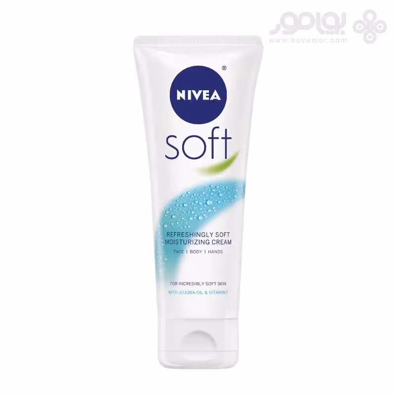 کرم مرطوب کننده تیوبی نیوا سافت مدل REFRESHINGLY SOFT حجم 75 میل