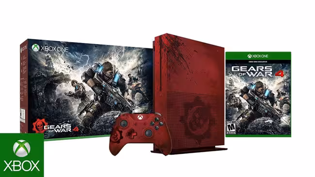 خرید xbox one s باندل بازی Gears of War 4 دو ترابایت کارکرده در حد نو