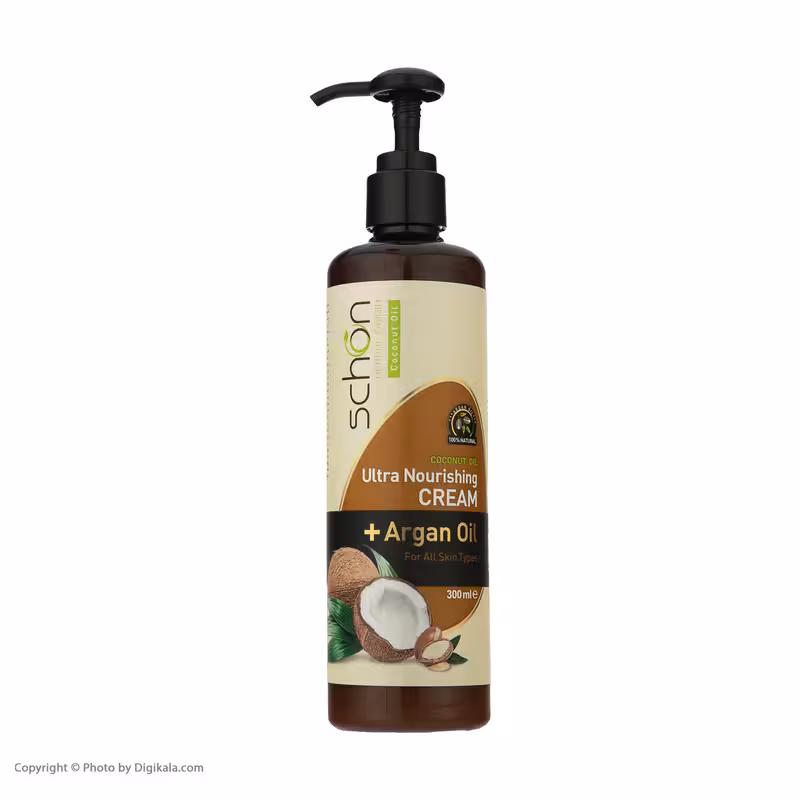 کرم مرطوب کننده شون مدل Coconut حجم 300 میلی لیتر