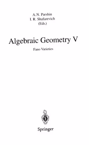 خرید و دانلود نسخه کامل کتاب Algebraic geometry V. Fano varieties